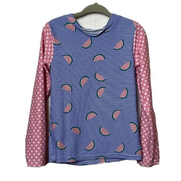 Andy & Evan kids watermelon print swim shirt size 5 - Picture 1 of 6